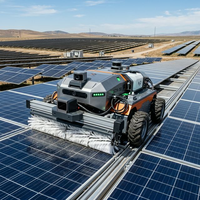 SCR-30 Solar Robot